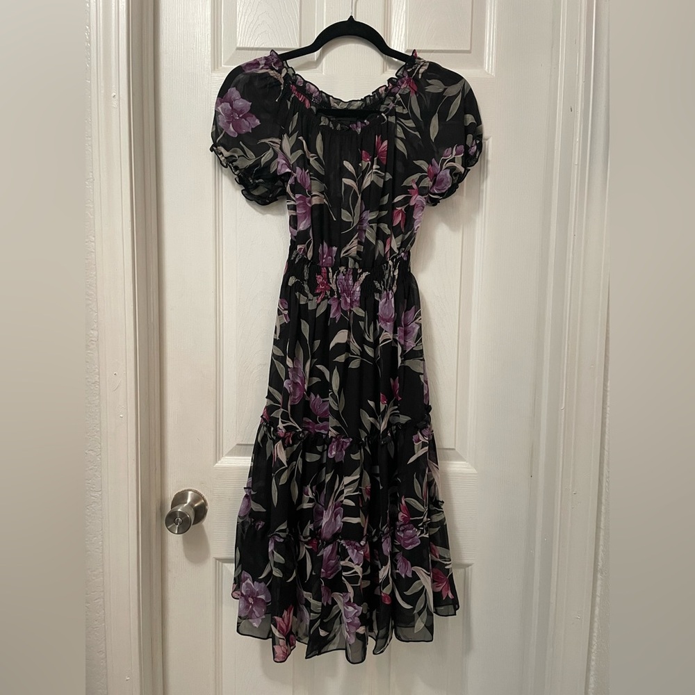Floral print dress